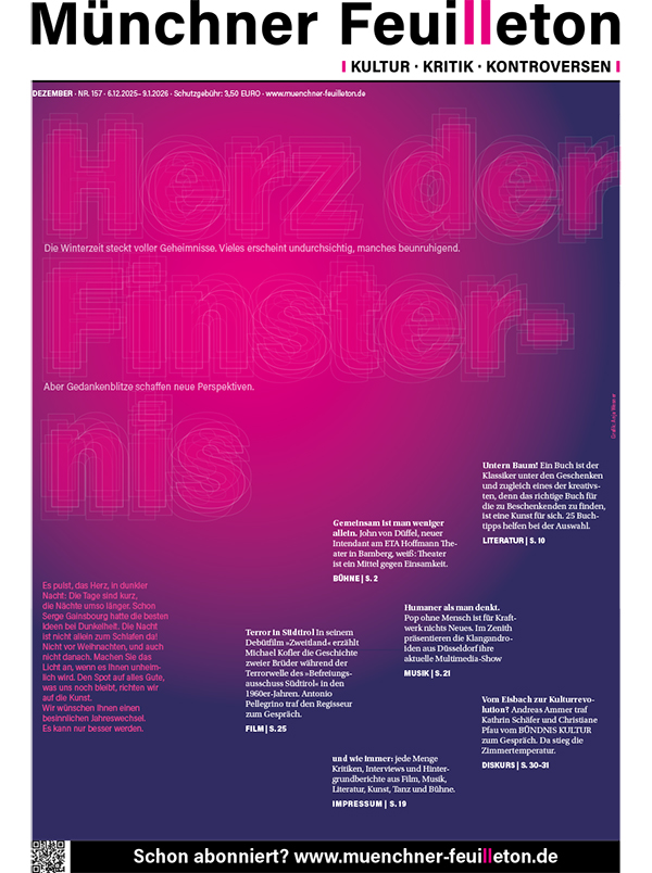 Münchner Feuilleton 157 Dezember 2025