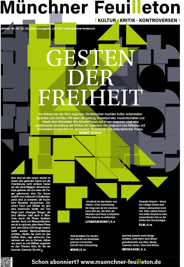 Münchner Feuilleton 158 Januar 2026
